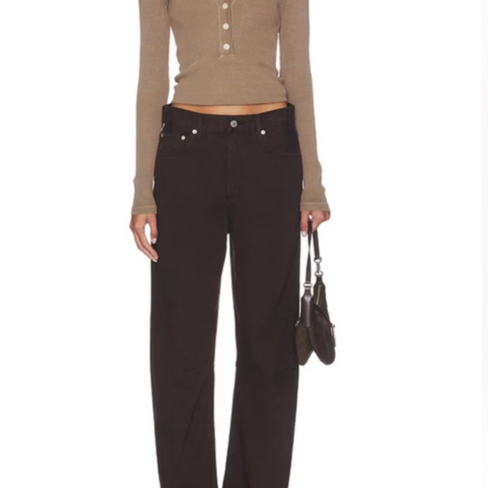 Citizens Of Humanity Miro Relaxed Black Jeans